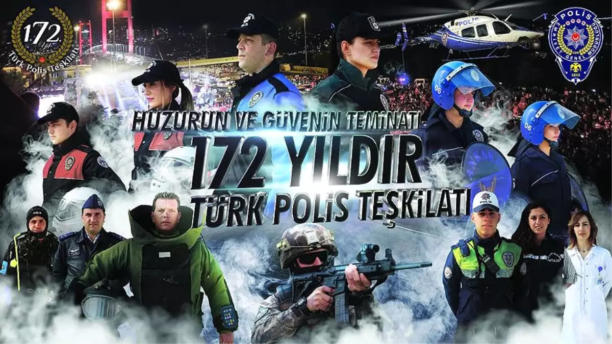 Türk Polis Teşkilatı 172 Yaşında