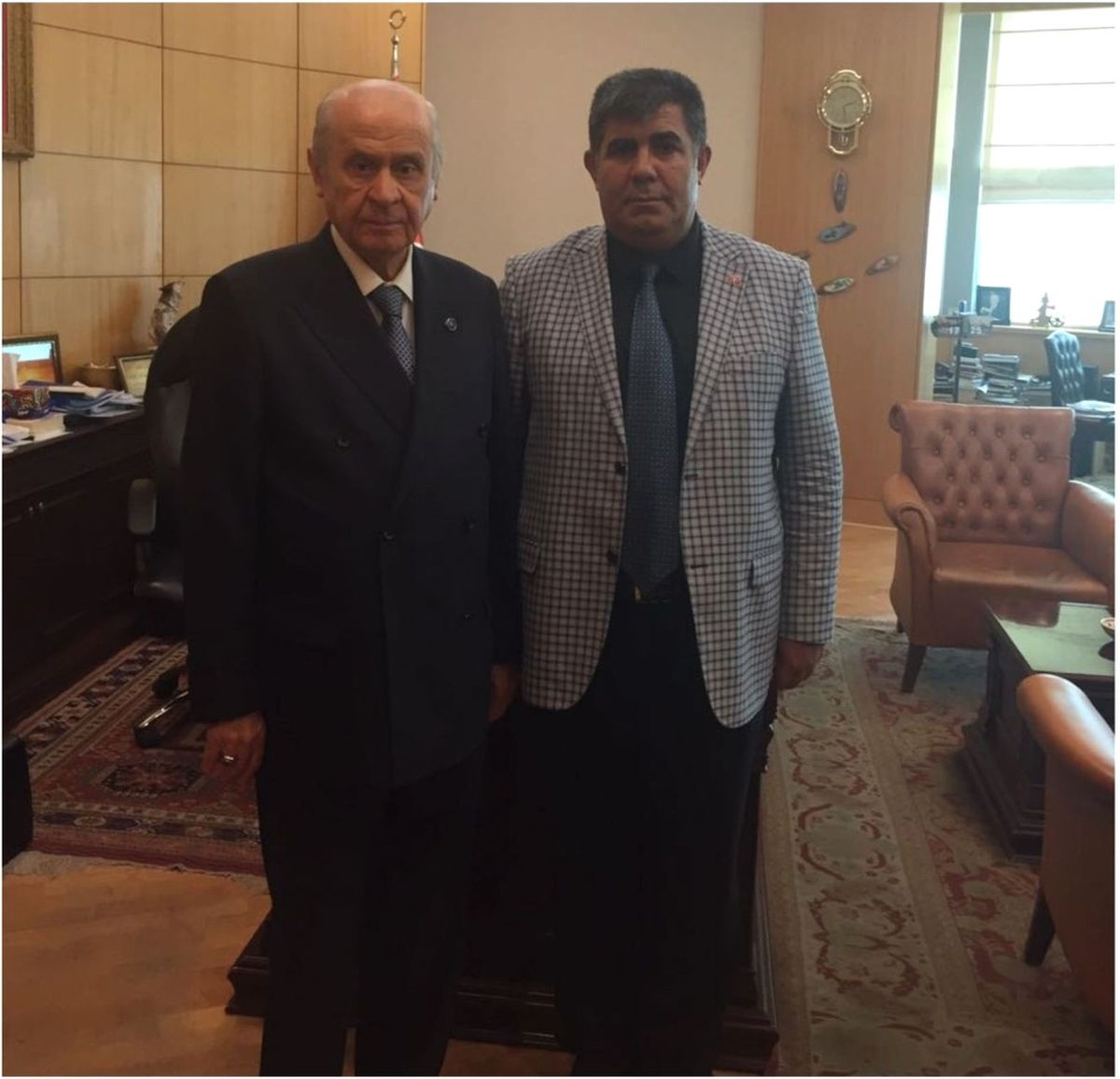 Başkan Tutar\'dan Bahçeli\'ye Ziyaret
