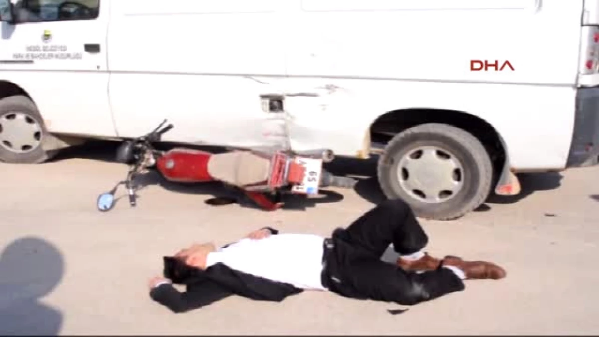 Bursa Motorsiklet Sürücüsünün Ölümden Döndüğü Kaza