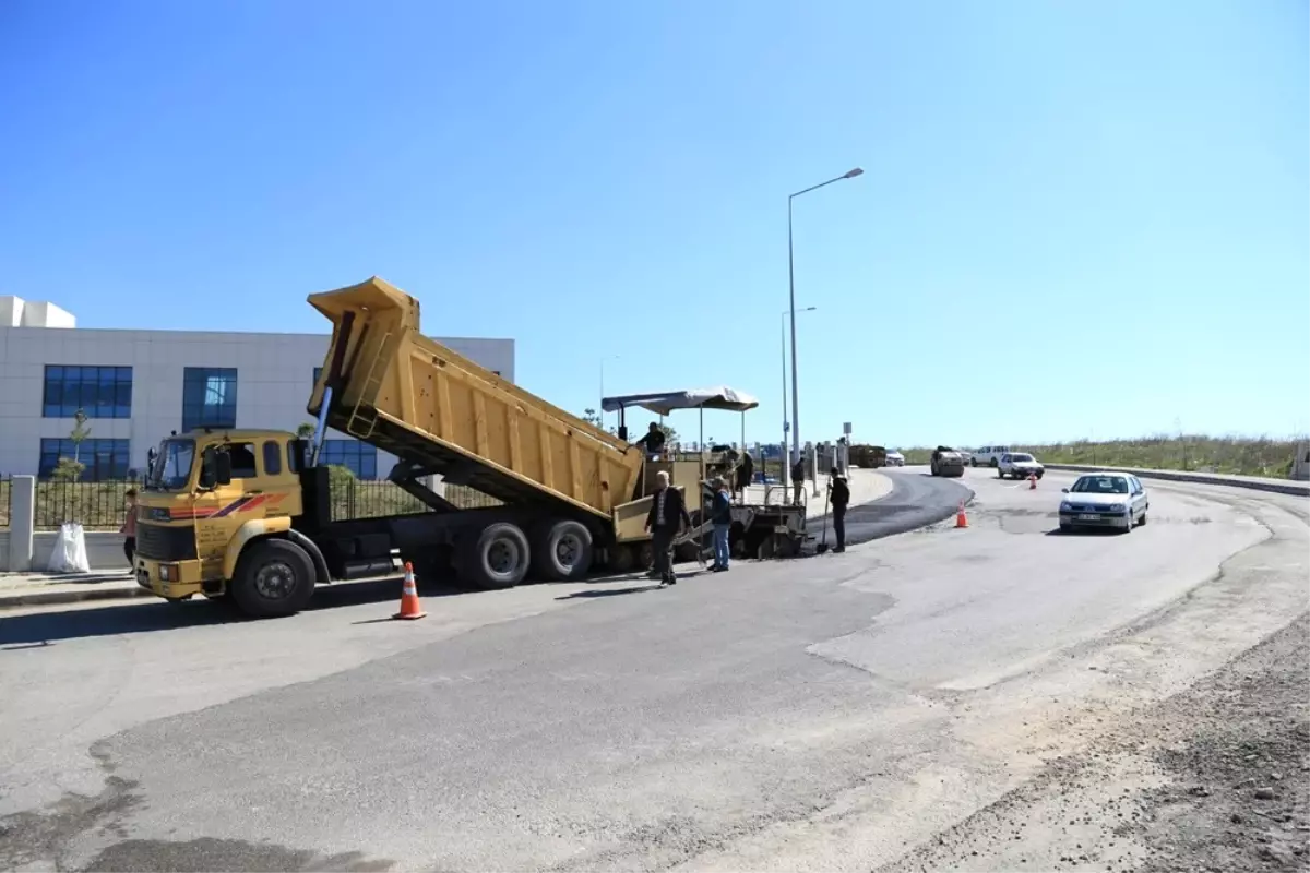 Devlet Hastanesi Yoluna Asfaltlama Çalışması Başladı