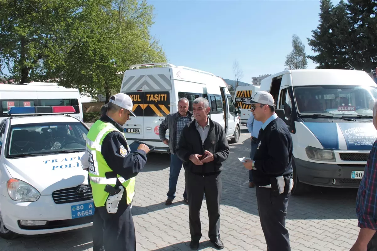 Düziçi\'nde Okul Servisleri Denetlendi