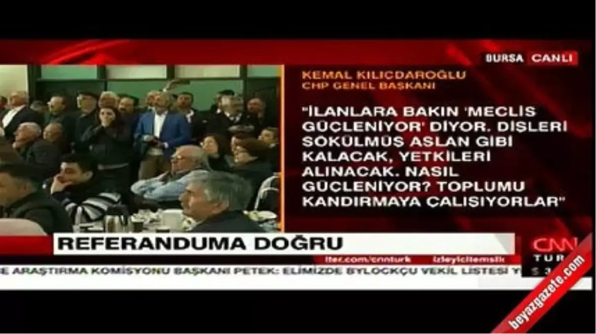 Kılıçdaroğlu\'dan Referandum Açıklaması