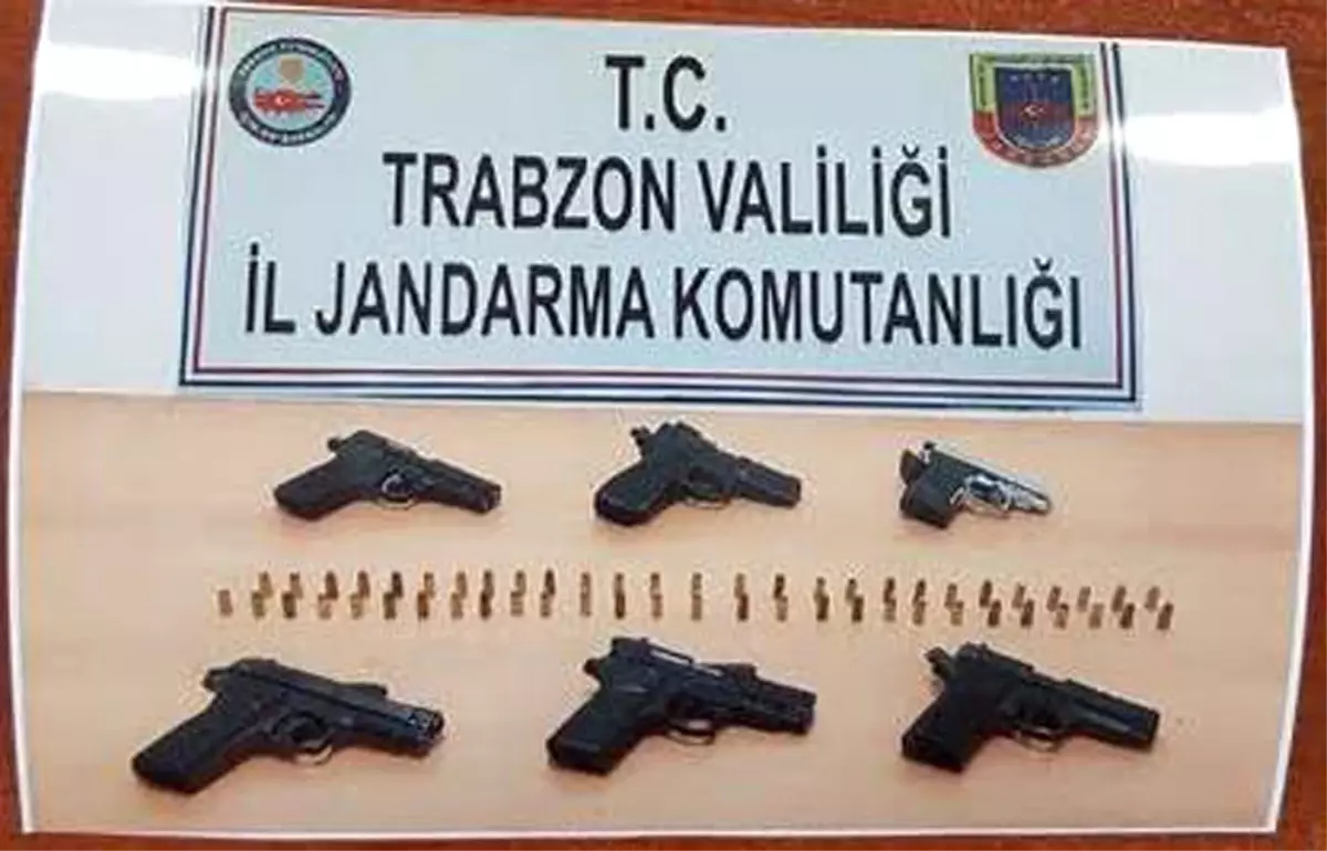 Trabzon\'da Silah Kaçakçılarına Operasyon