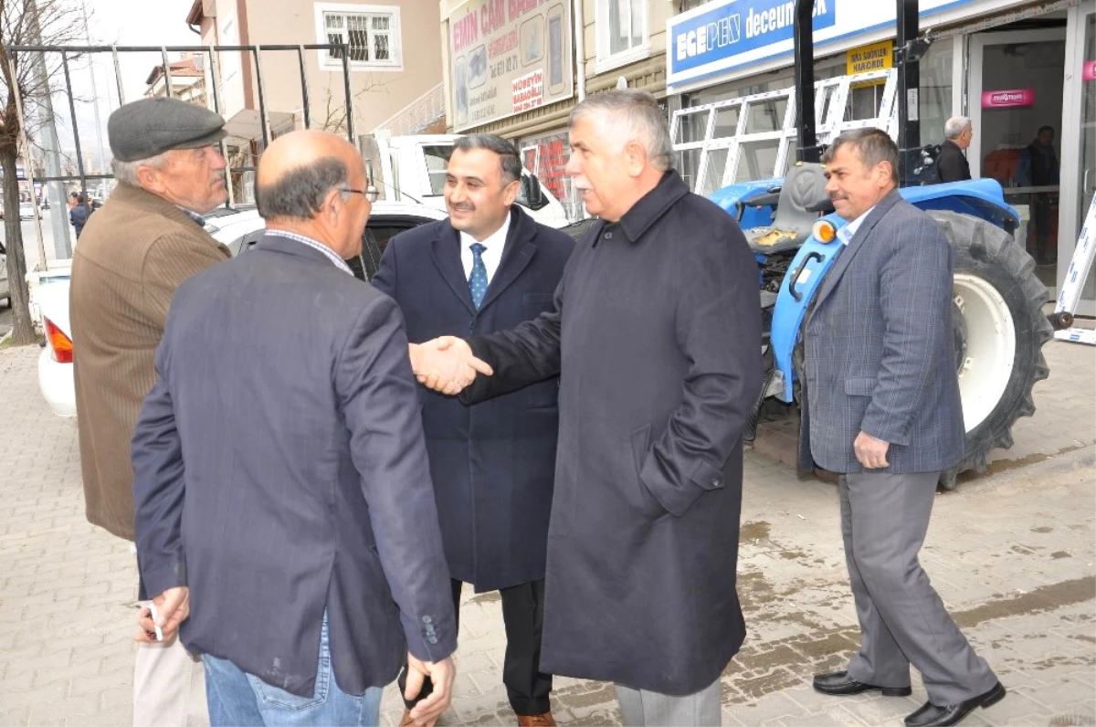 Vekil Dedeoğlu ve Başkan Cabbar\'dan Sanayi Esnafına Ziyaret