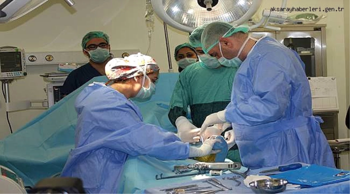 Aksaray\'da Ayak Protezi Ameliyatı Yapıldı