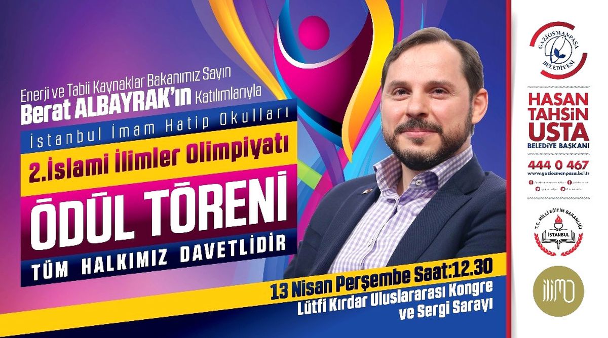 Bakan Albayrak, İslami İlimler Olimpiyatı Ödül Töreni\'ne Katılacak
