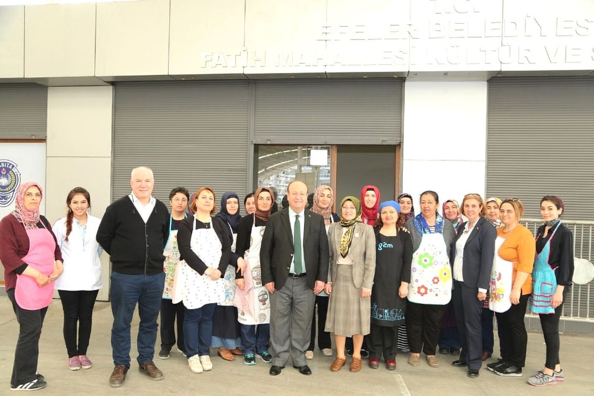 Başkan Özakcan\'dan Kursiyerlere Tam Not