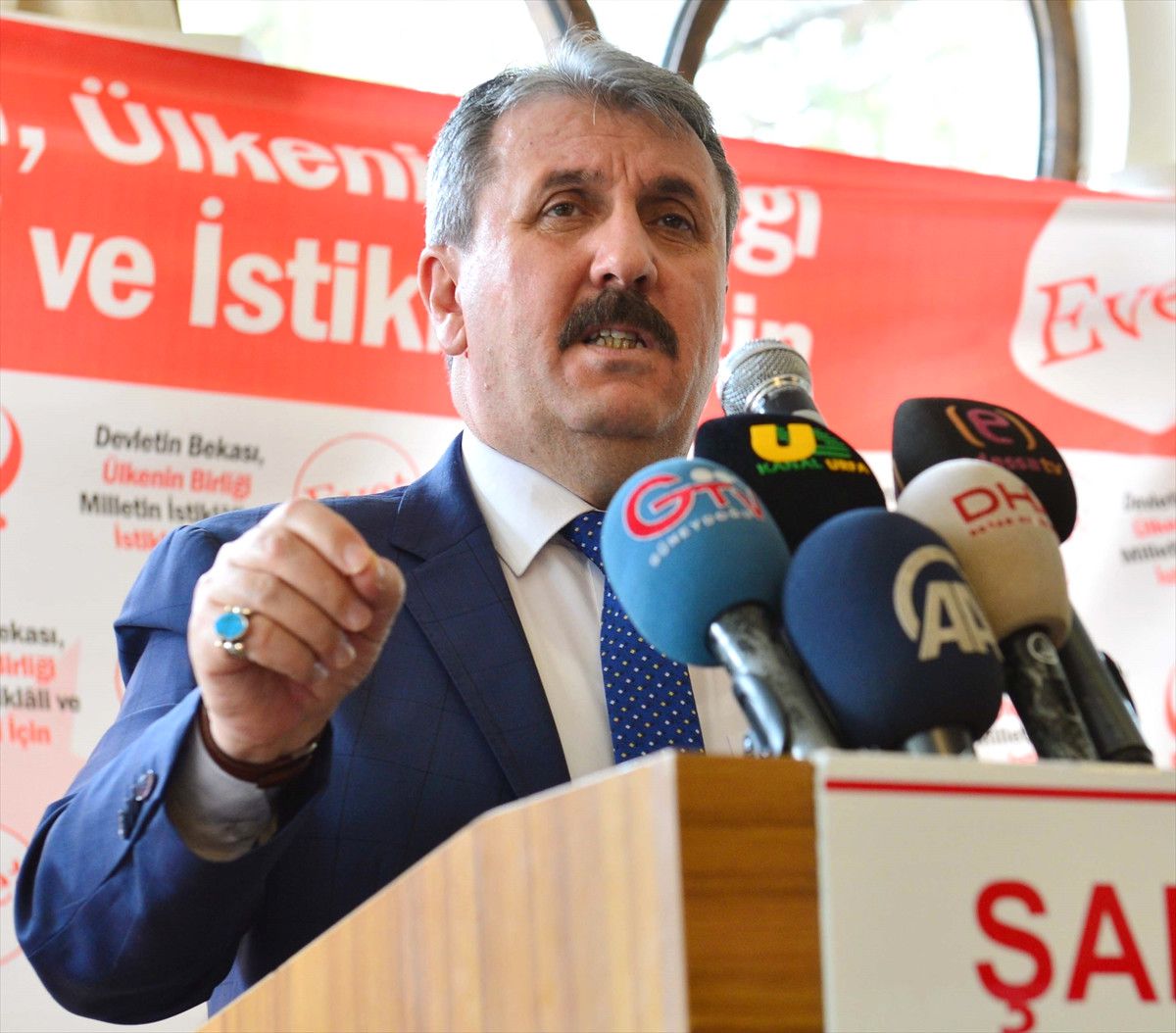 BBP Genel Başkanı Destici Şanlıurfa\'da