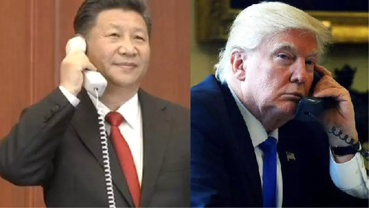 Çin Devlet Başkanı Xi Jinping, Trump\'la Telefonda Görüştü