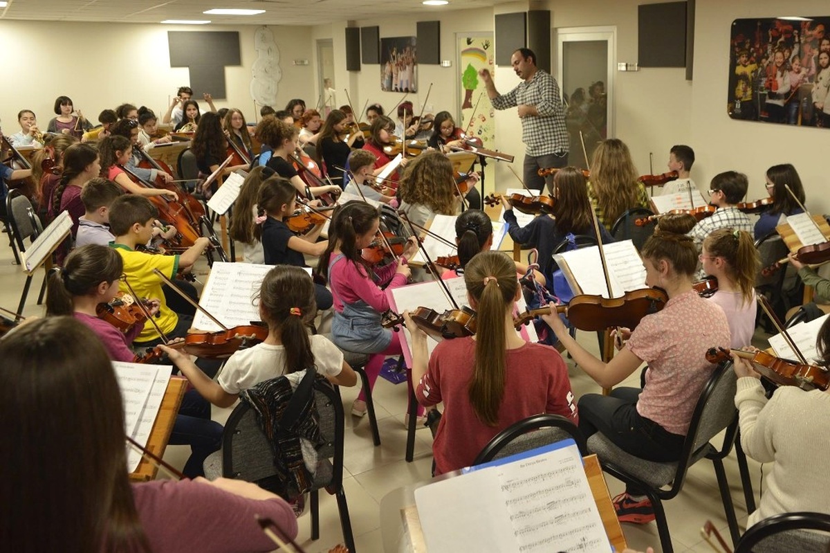 Çocuk Senfoni Orkestrası Yeni Konserine Hazırlanıyor