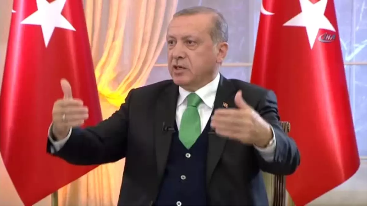 Cumhurbaşkanı Erdoğan Canlı Yayında