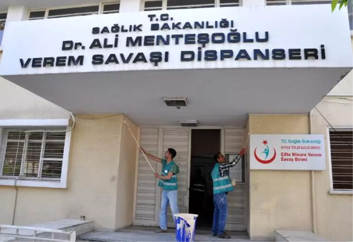 Hükümlüler 60 Yıllık Verem Savaşı Dispanseri Binasını Yeniledi