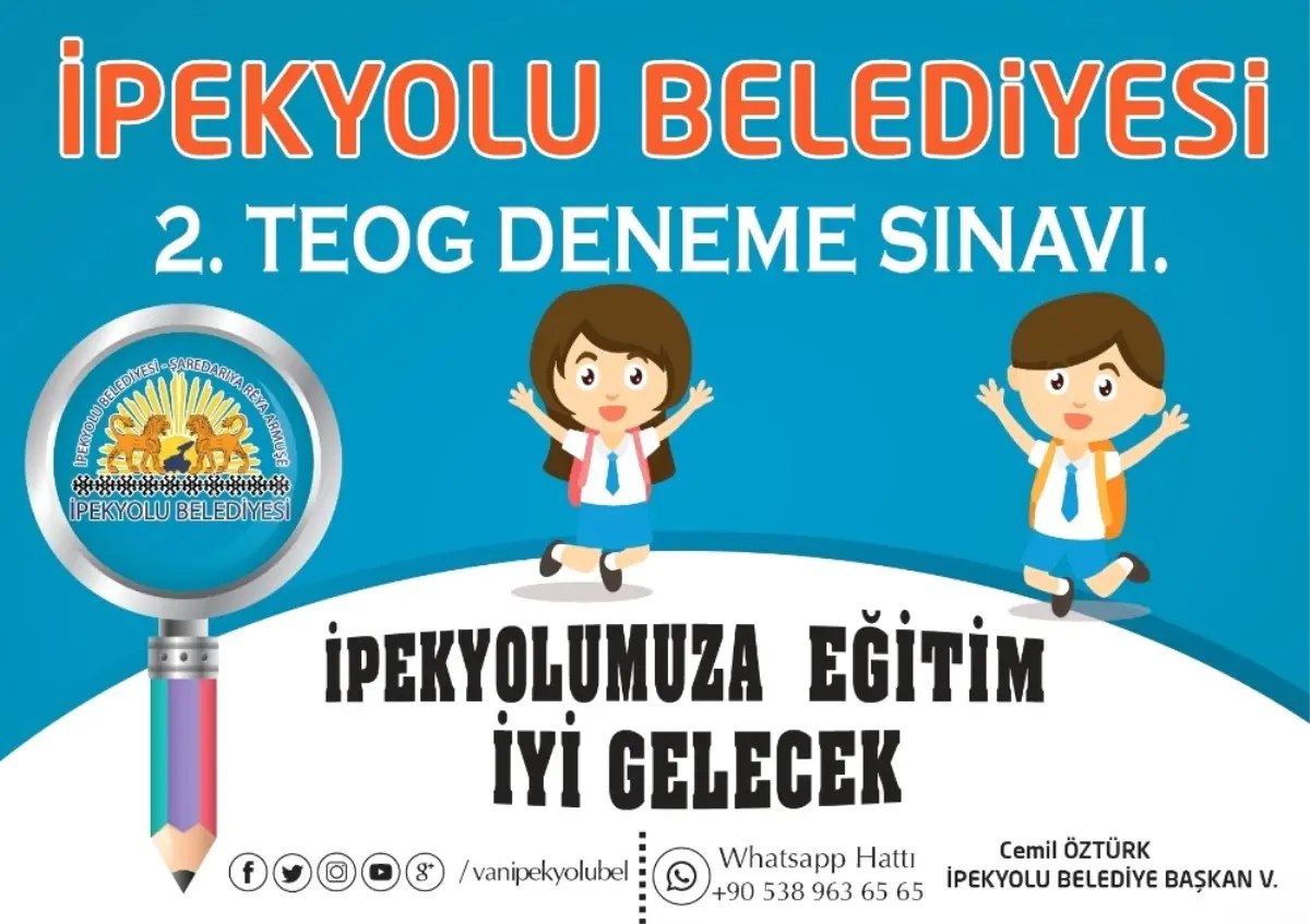 İpekyolu Belediyesinden Ücretsiz Deneme Sınavı