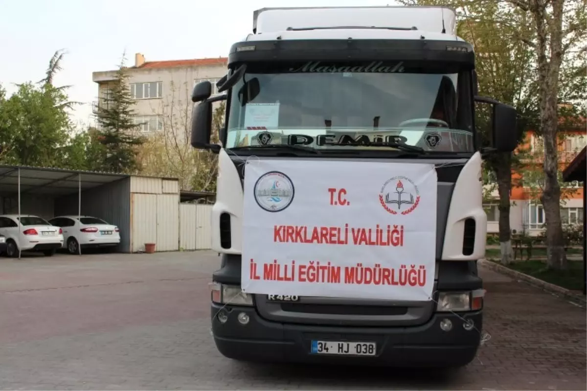 Kırklareli\'nden El-Bab Bölgesine Yardım