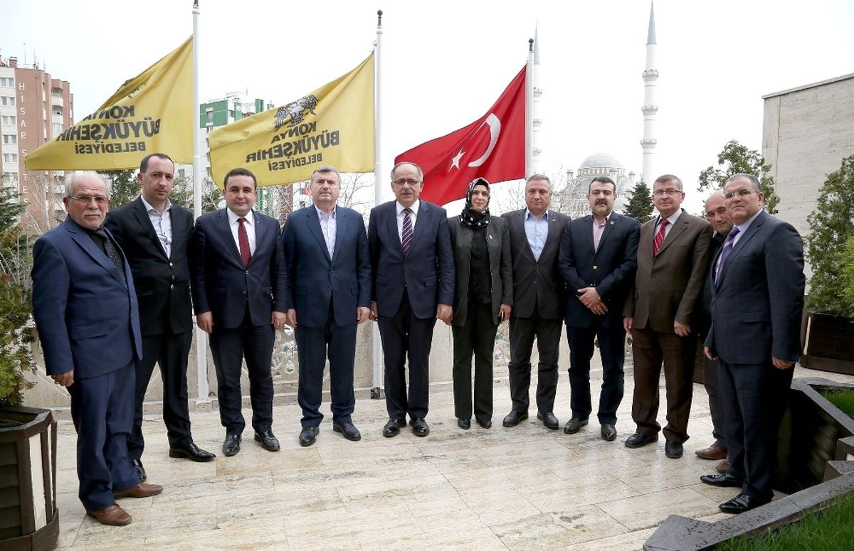 MHP Heyetinden, Başkan Akyürek\'e Ziyaret
