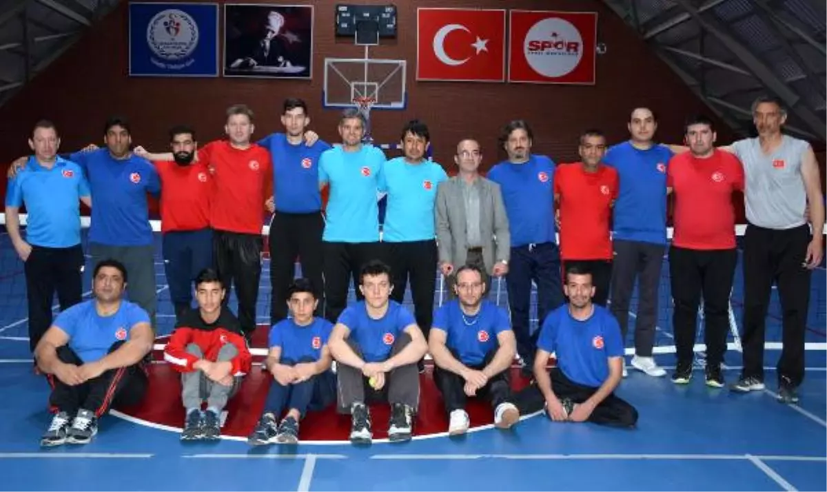 Oturarak Voleybol Milli Takımı Avrupa Sınavına Hazır