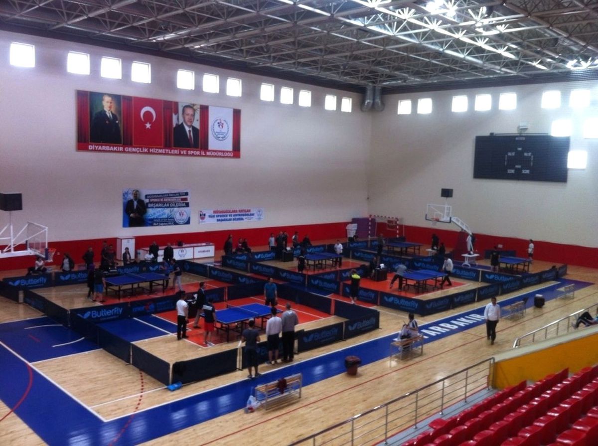 Diyarbakır\'da Masa Tenisinde Heyecan Sona Erdi