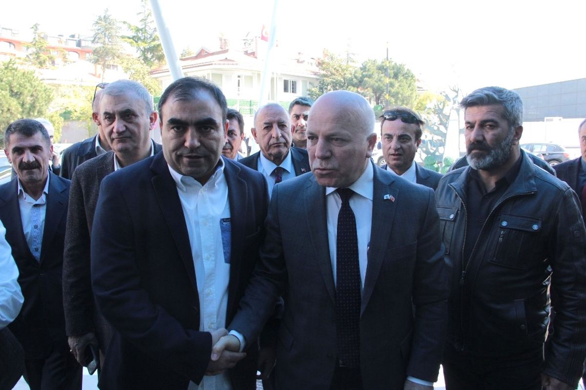 Erzurum Belediye Başkanı Mehmet Sekmen\'den, İbrahim Erkal\'a Ziyaret
