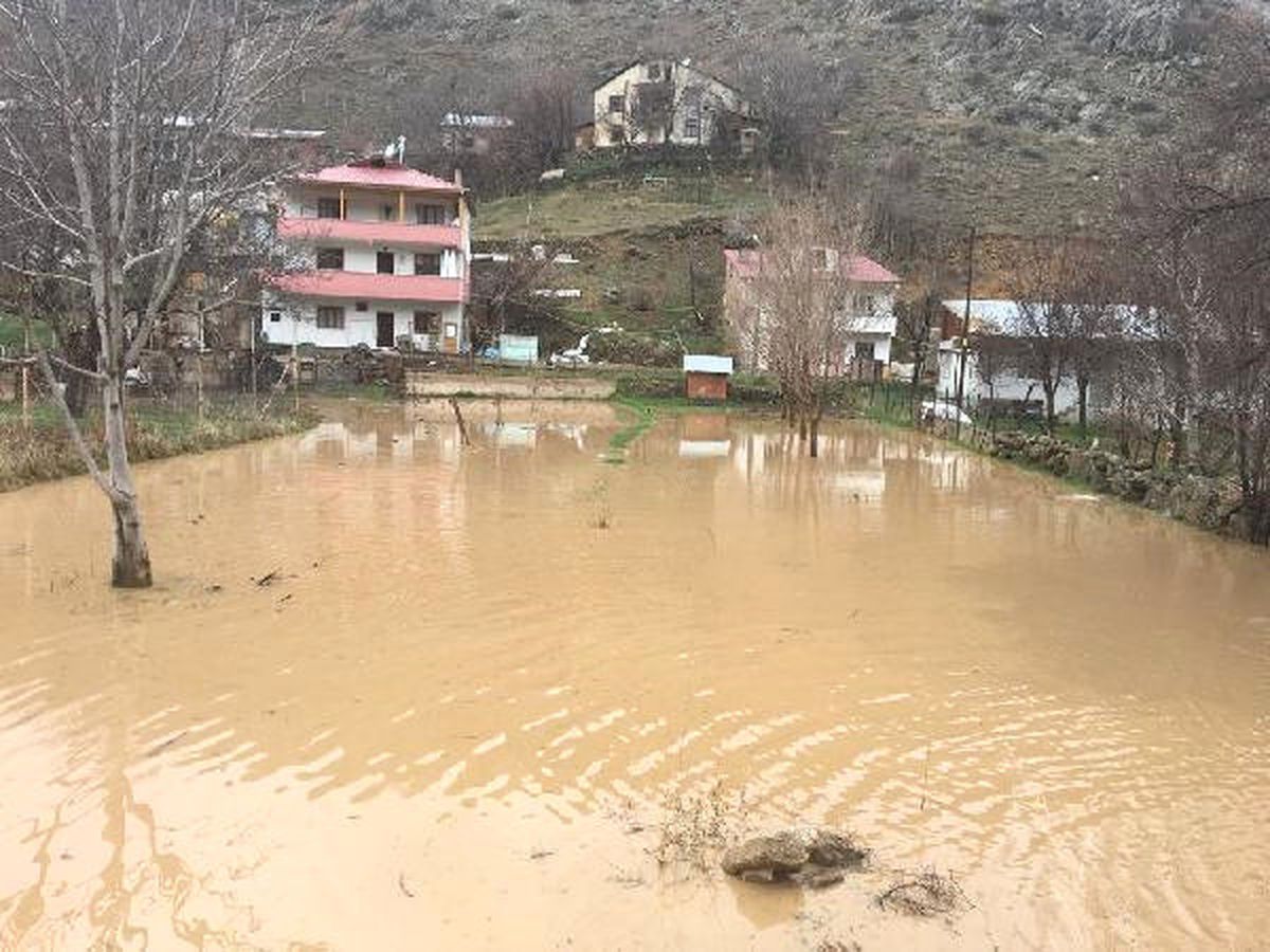 Gümüşhane\'de Sağanak Yağış : Dere Taştı, Pirahmet Köyünde 4 Ev Boşalıldı