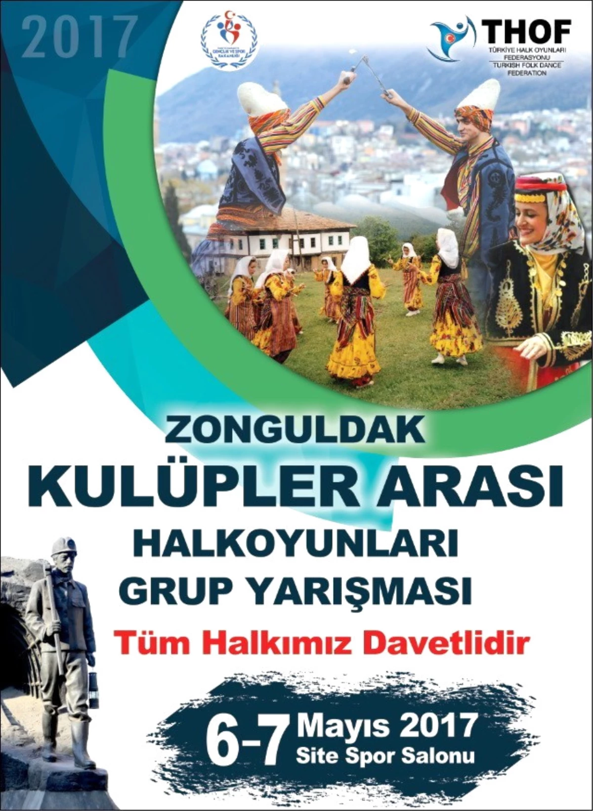 Halkoyunları Grup Birinciliği Yarışması Zonguldak\'ta Yapılacak