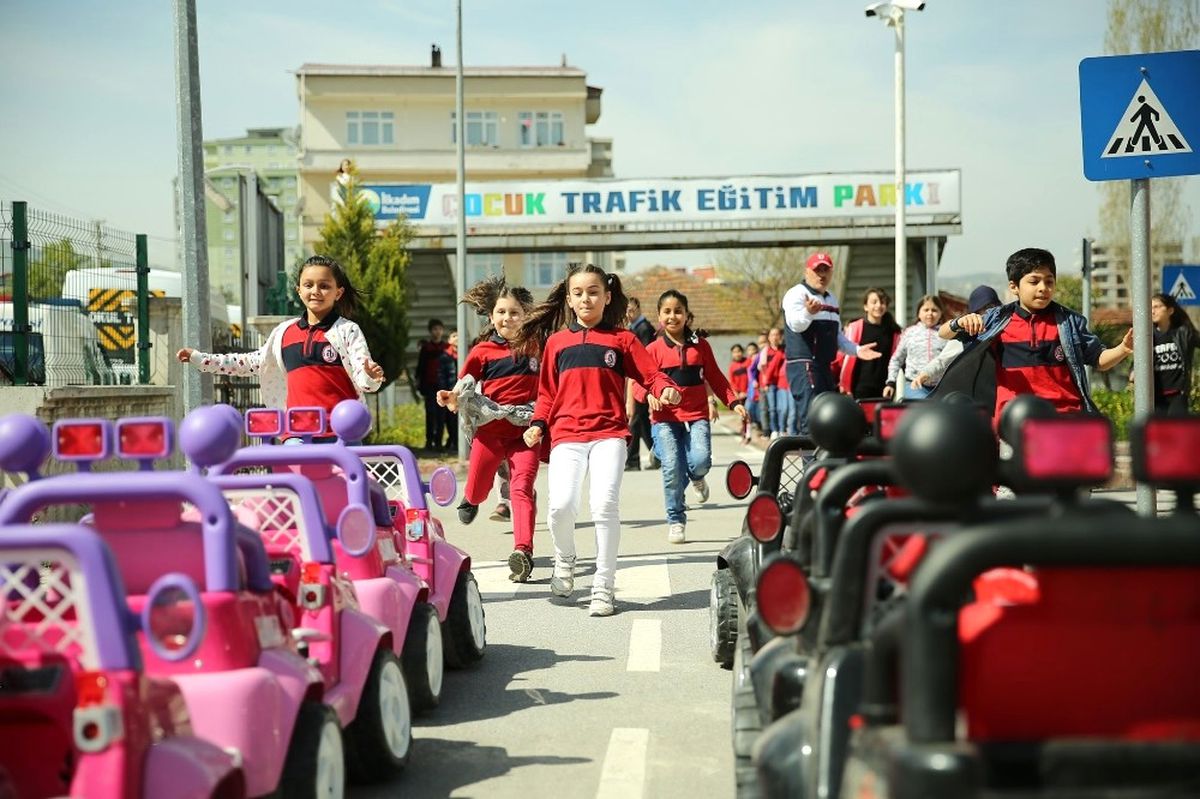 İlkadım\'da Eğlenceli Trafik Eğitimi