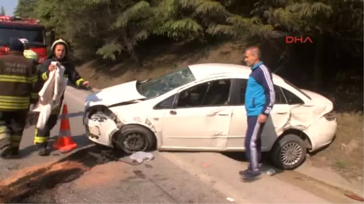 Kocaeli Otomobil Takla Attı, Sürücü Yaralandı