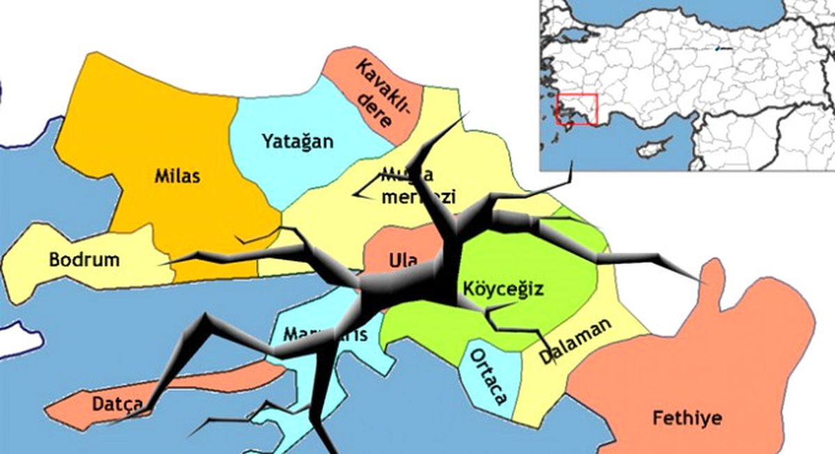 Muğla\'da 5 Büyüklüğünde Deprem