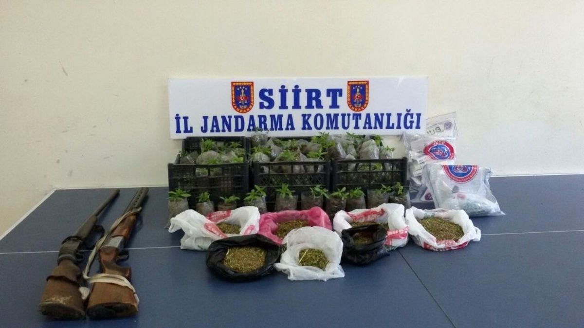 Siirt\'te Uyuşturucu Operasyonu