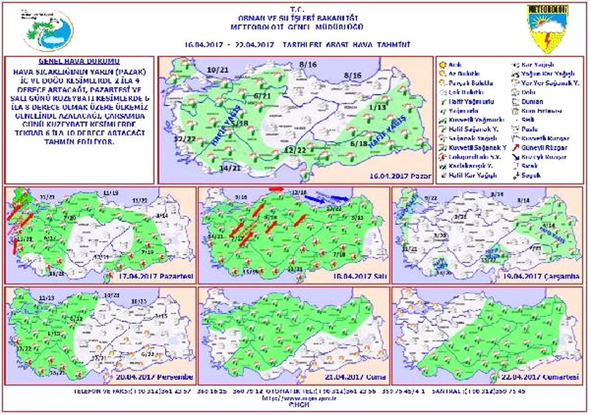 Bakan Eroğlu\'dan Referandum Günü İçin Hava Tahmini
