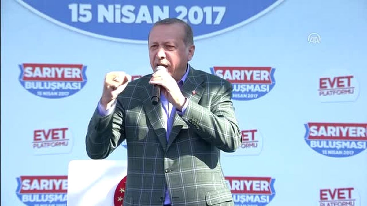Dha İstanbul - Erdoğan Sarıyer\'de Konuştu