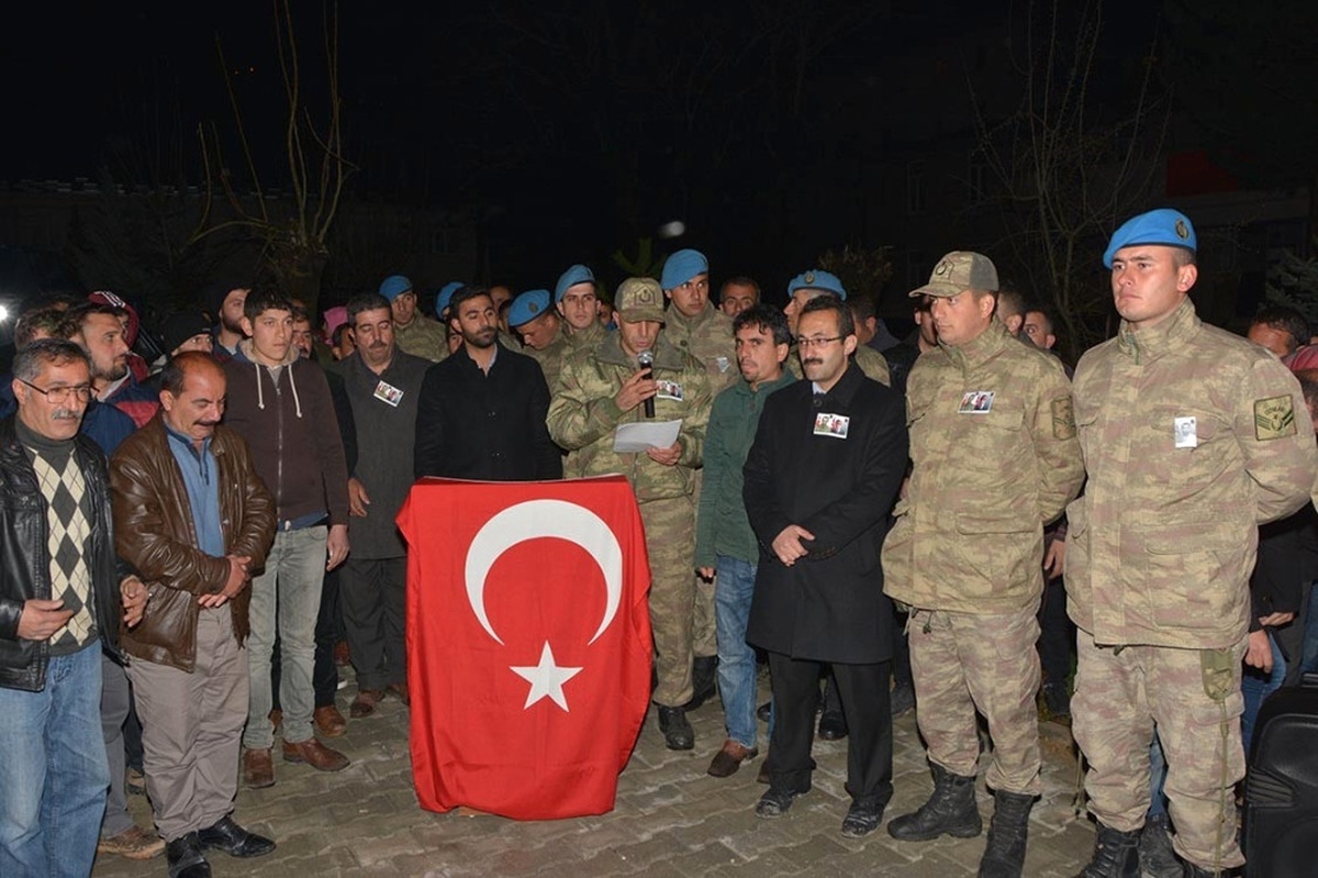 Şehit Korucu Son Yolculuğuna Uğurlandı