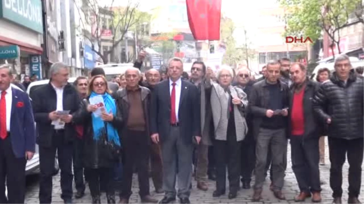 Trabzon Hürriyet ve Memleket Için Elele Platformu \'Hayır\' Oyu Için Yürüyüş Düzenledi