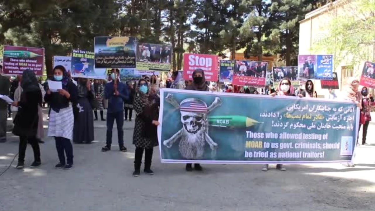 Afganistan\'da "Tüm Bombaların Anası"Nı Kullanması Protesto Edildi