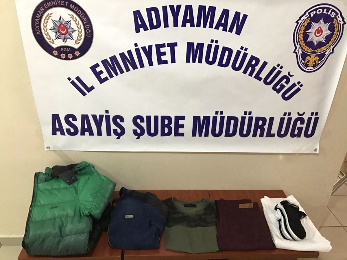 İş Yerinden Kıyafet Çalan Şahıs Yakalandı