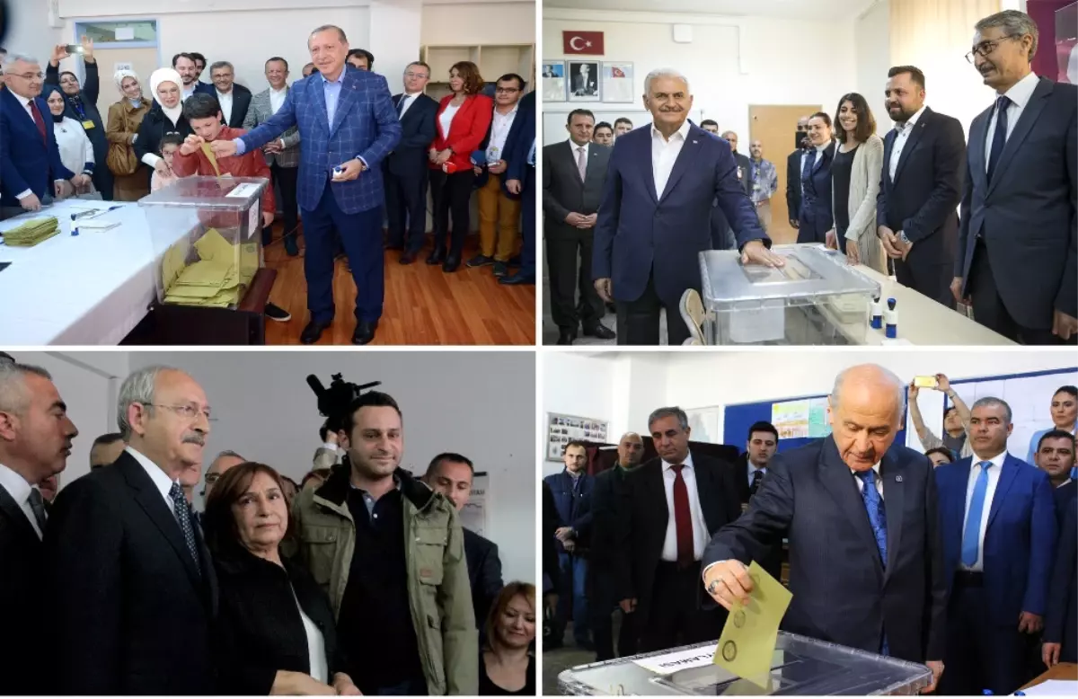 Liderler Oylarını Kullandı