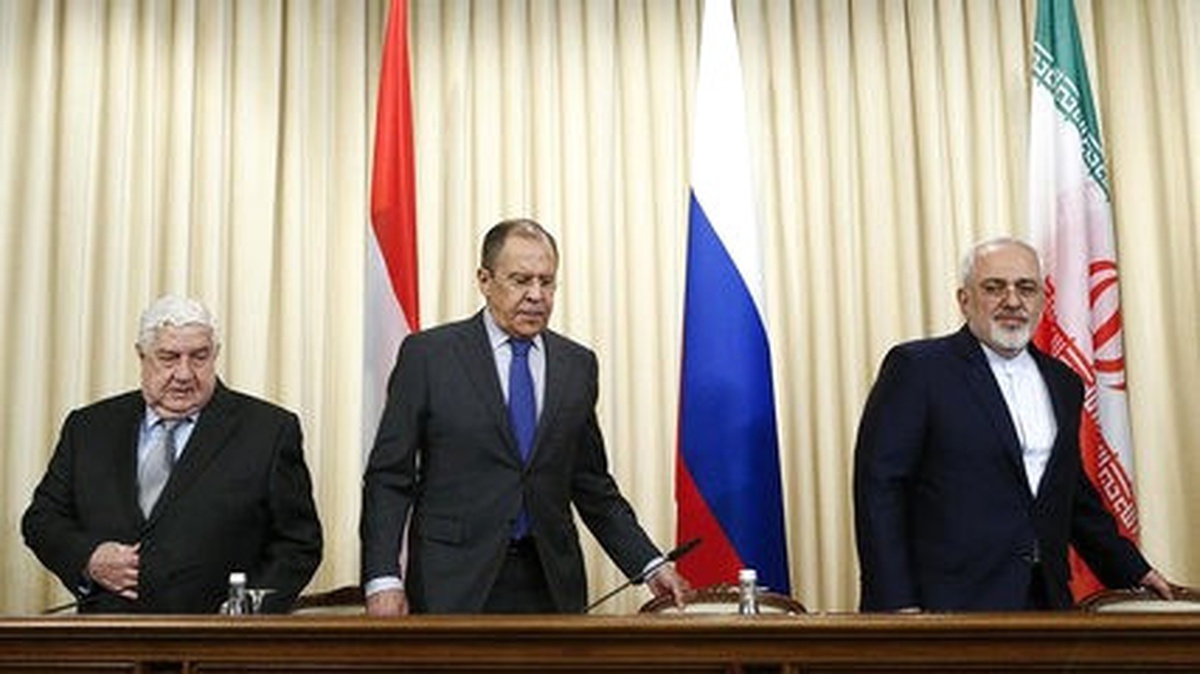 Rusya, İran ve Suriye Dışişleri Bakanları Moskova\'da Bir Araya Geldi