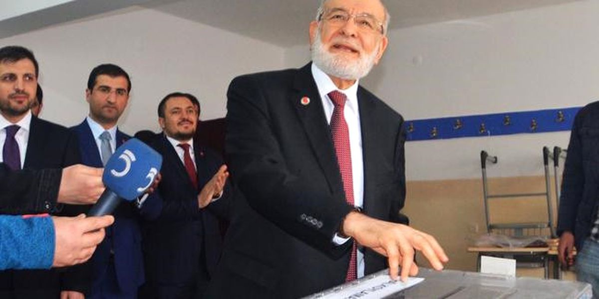 Saadet Partisi Lideri Karamollaoğlu, Oyunu Kullandı
