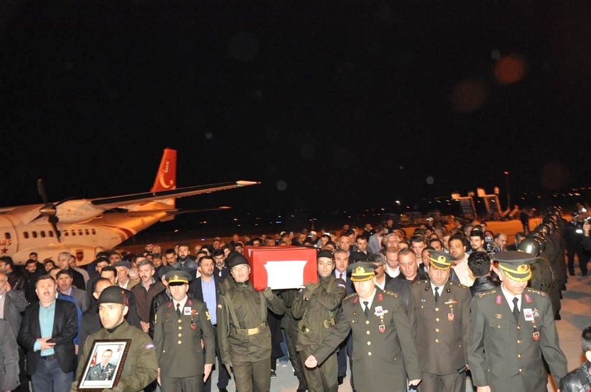 Şehit Binbaşı Uşak\'a Getirildi