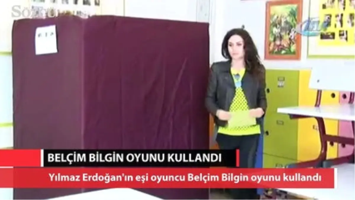 Yılmaz Erdoğan\'ın Eşi Belçim Bilgin Oyunu Kullandı