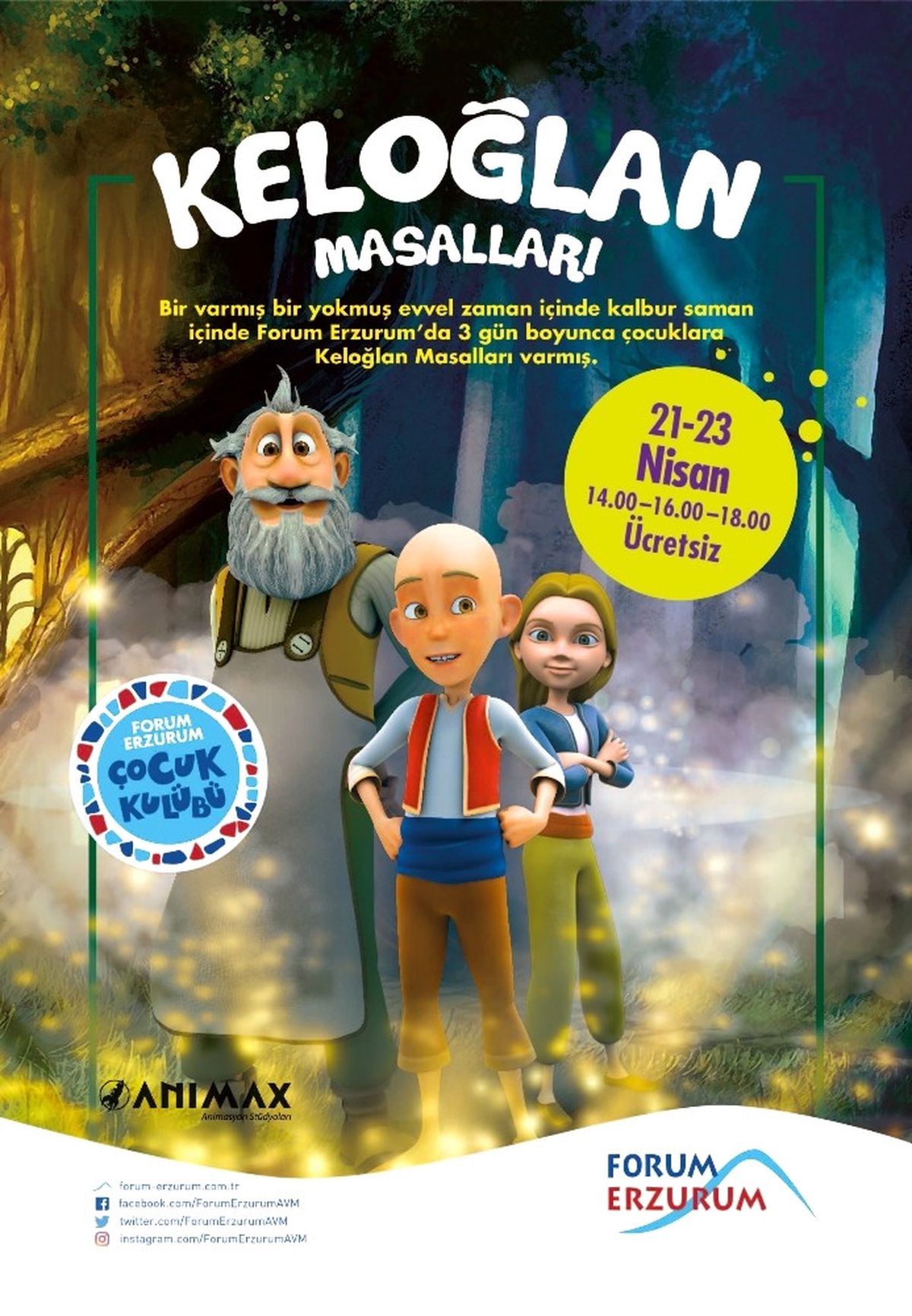 Forum Erzurum, 23 Nisan\'ı Çocukların Unutamayacağı Bir Etkinlikle Kutlayacak