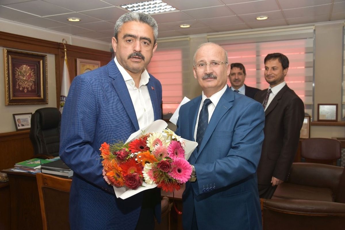 Müftü Topaloğlu, Başkan Alıcık\'ı Ziyaret Etti