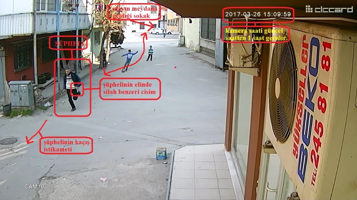 12 Yaşında Kızın Telefonunu Kapkaç Yapan Zanlıyı Güvenlik Kamerası Ele Verdi