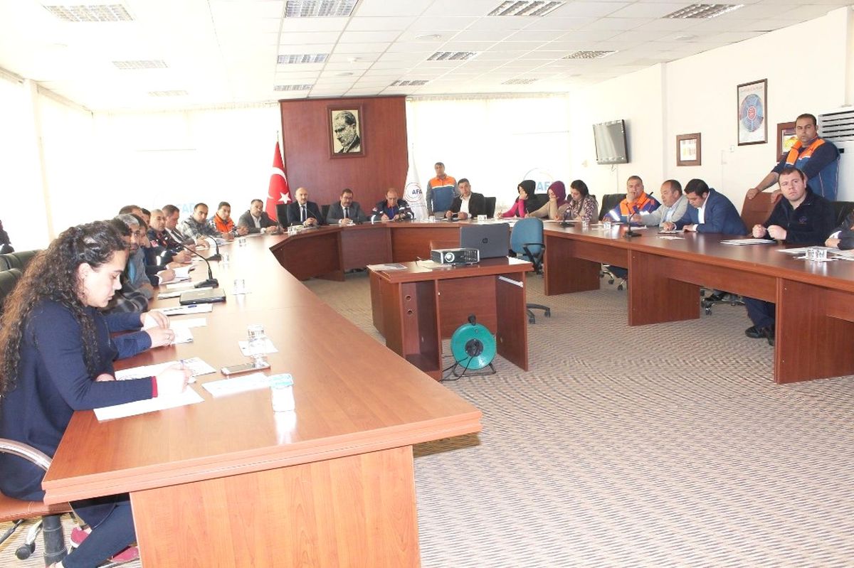 Afad\'da 6 İlin Katılımı ile Toplantı Yapıldı