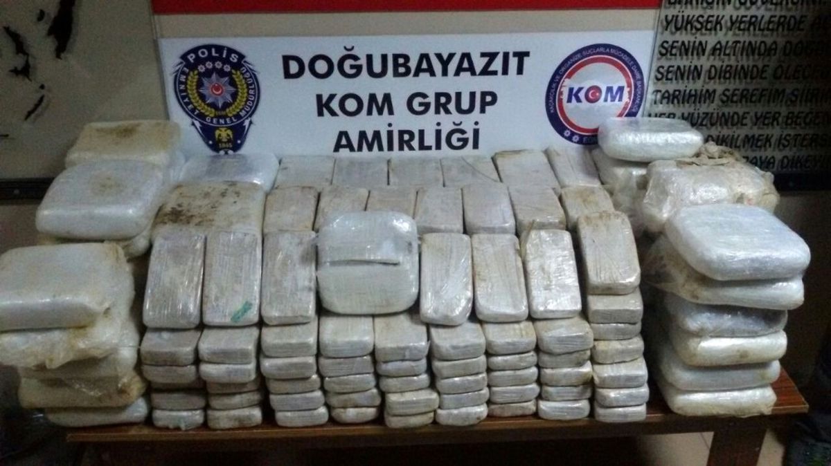 Ağrı\'da 160 Kilo Eroin Ele Geçirildi