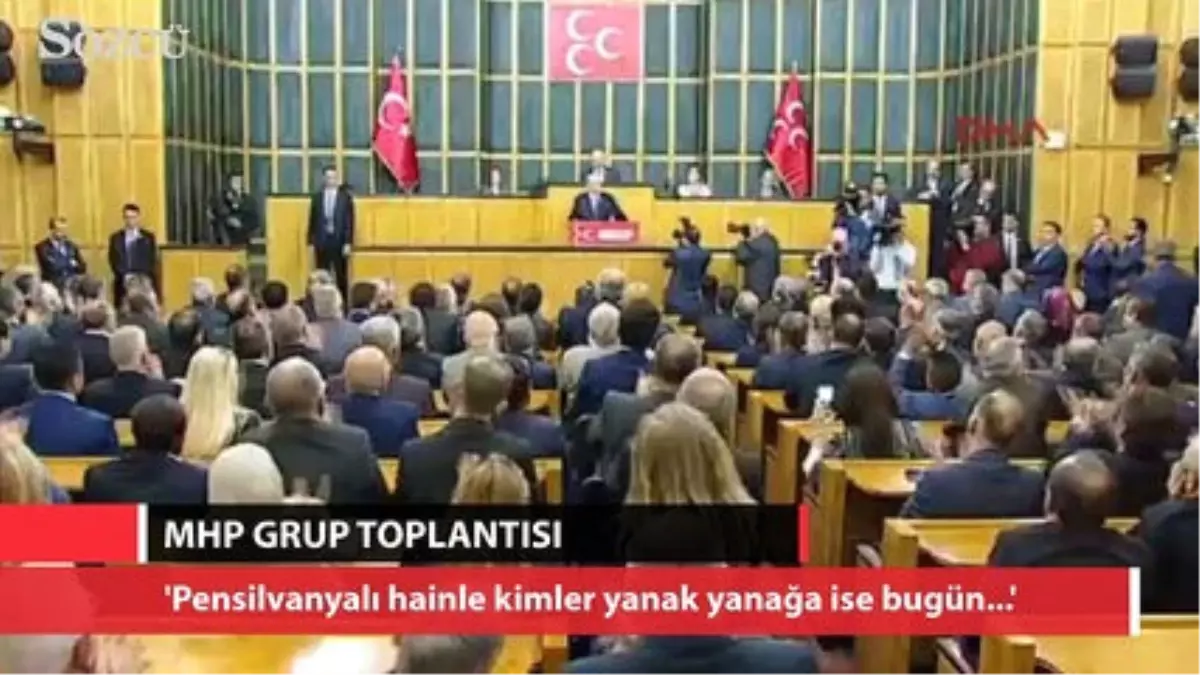 Bahçeli: \'Pensilvanlayı Hainle Kimler Yanak Yanağa İse...\'