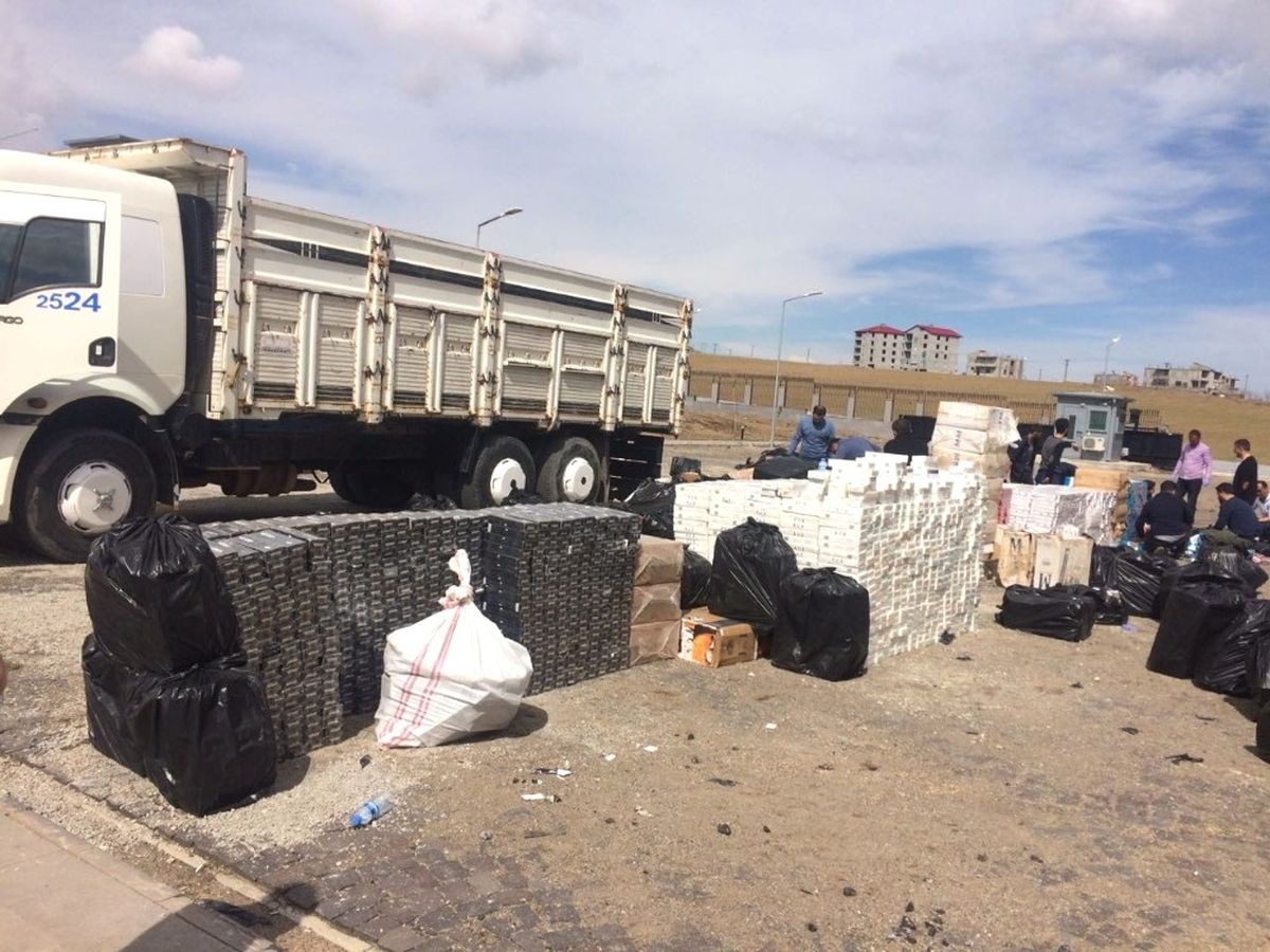 Bitlis\'te 166 Bin Paket Kaçak Sigara Ele Geçirildi