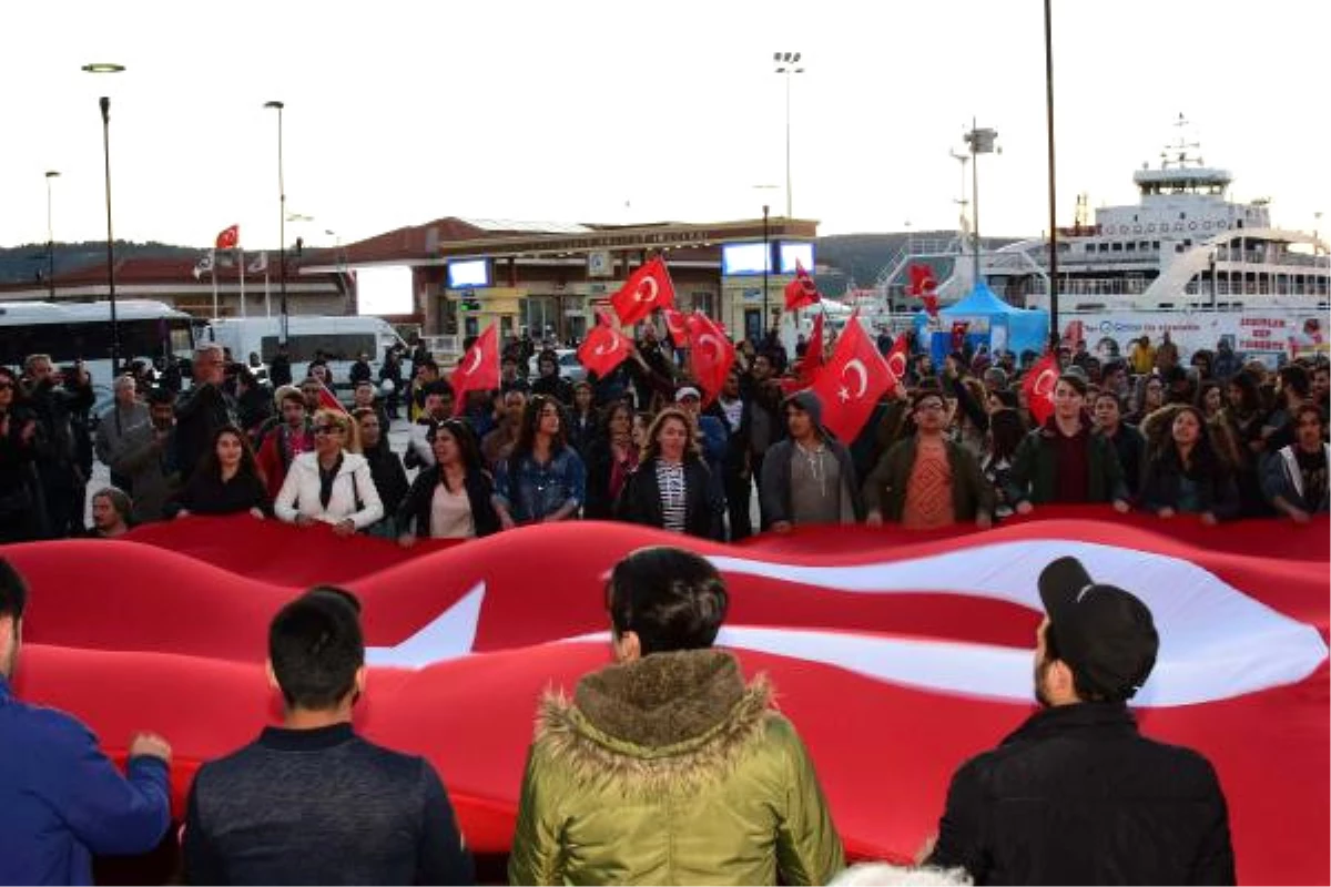 Çanakkale\'de \'Hayır\' ve Ysk Protestosu