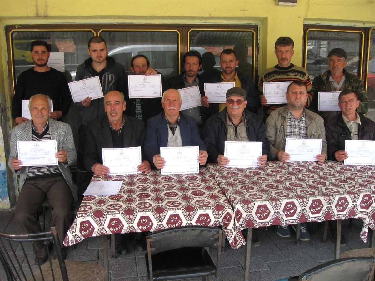 Demirköy\'de Açılan Sürü Yönetimi Kursu Tamamlandı