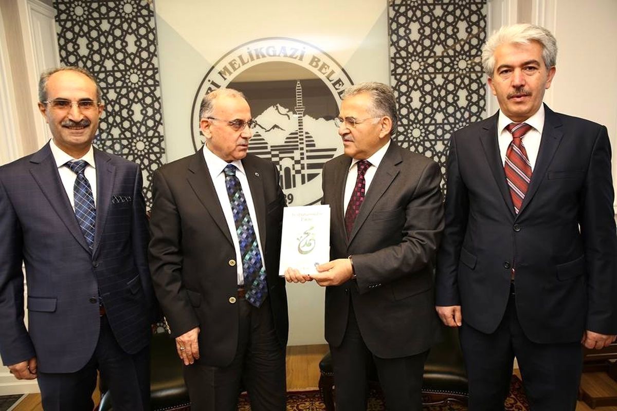 Melikgazi İlçe Müftüsü Musa Dolar, Başkan Büyükkılıç\'ı Ziyaret Etti
