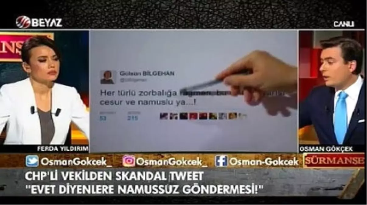 Osman Gökçek: Asıl Zorba Sizsiniz